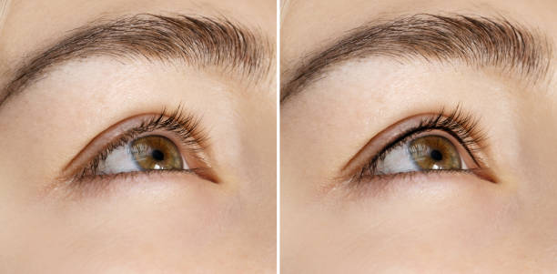 Wispy eyelash extensions